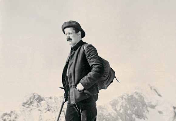Rudolf Rother senior als Bergsteiger noch vor Verlagsgründung.